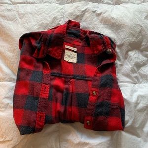 vintage style american eagle flannel